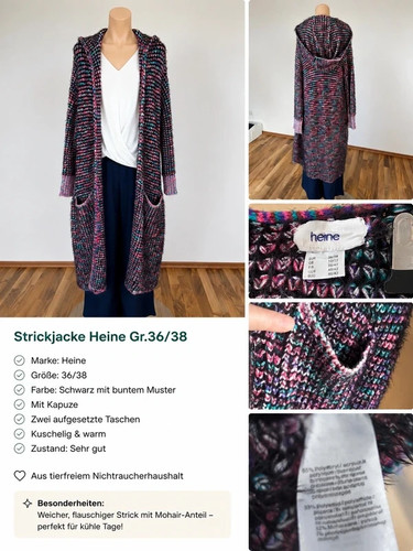 Heine strickjacke 38 - heine, gr.36/38