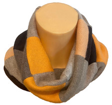 LEAVE YOUR HAT ON  Loop Schal 2-Lagen 100% Kaschmir beige UNIKAT NEU