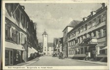 Bad Mergentheim Burgstrasse Hotel Hirsch x 1940