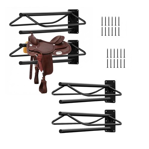 Wall mount saddle stand - wall, 4pcs