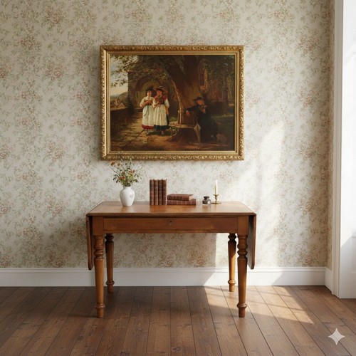 Antiker tisch kirschholz - tisch,