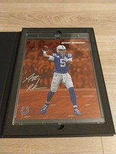 Anthony Richardson Auto Photo, 2024 Fanatics Under Wraps Emanate Football, NFL