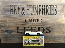 Matchbox Superfast no.27A-1.First Version VNM OVP von 1970