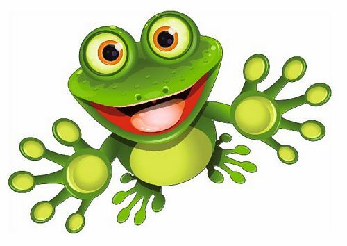 Aufkleber sticker frosch - sticker,