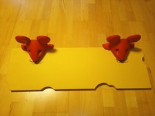 IKEA Regalträger rote Maus Mauskopf, mit Gelben Regalboden  80 cm  * 25 cm