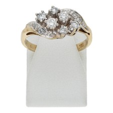 Diamant Brillant Ring 0,40 ct 585 Gold Gr 50 14 Karat Damen Schmuck R02.7395