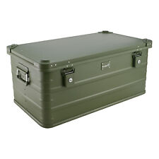 ALUBOX® E92G Olivgrün Alukiste Transportbox Werkzeugkiste Truhe 79x44,5x35 cm