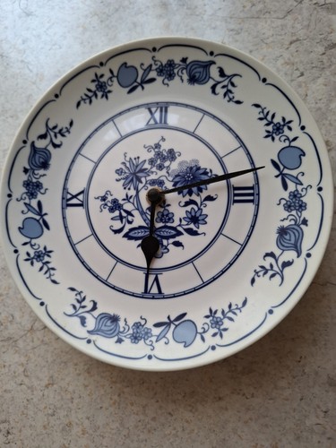 Porzellan wanduhr mit - porzellan,
