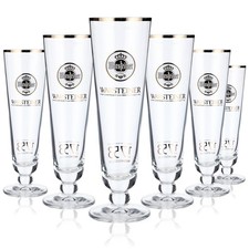 6x Warsteiner Bier Glas
