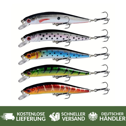 Wobbler köder 10cm - 5x, 8.5g