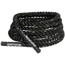 SPORTINATOR Fitness Battle Rope Kraftausdauer Trainingsseil 9 m schwarz neu