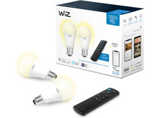 WiZ Smart Starter-Set Warmweiß 2 LED-Leuchtmittel & Fernbedienung A60 E27