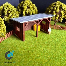 H0 Scheune 1:87 Unterstand