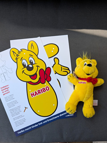 Haribo goldbär plüsch mit - haribo,