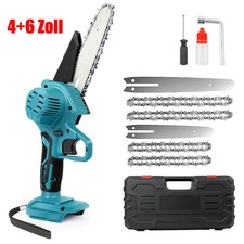 4+6 Zoll Mini Elektro Kettensäge Handkettensäge Motorsäge Für Makita AKKU