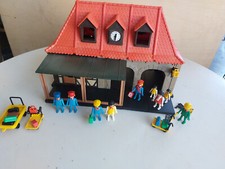 PLAYMOBIL 4300  Historischer Bahnhof für Eisenbahn Zug Spur G Railroad Station