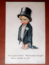 CHARLES TWELVETREES Postkarte Original "No Kissing You Slobbers" 1936