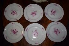 6 Teller, Brotteller, indisch