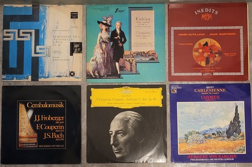 Bach usw 6 schallplatten - bach,,
