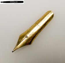 Aristokrat Feder, 4 Gr., 14 Karat, mittlere Spitze, flexibel (aus den 50er Jahren)