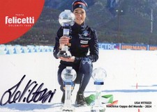 Biathlon-Originalautogrammkart