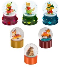 Die Spiegelburg Mini Schneekugel Wintersport Tiere 18266 Bär,Fuchs 22750 Igel Re