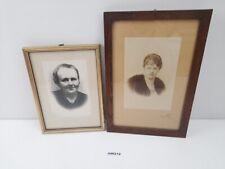 2x Bilderrahmen mit Fotos Portraits Dietrich & Witte Chemnitz Fotografie #240212