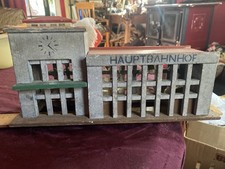 DDR H0 Holzbahnhof  1950