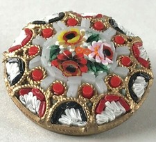 Schmuck Brosche Glas