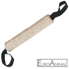 Beißrolle Beißwurst Trainingsdummy 25 cm aus Jute 