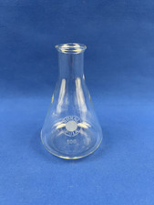 Erlenmeyerkolben enghals Bördelrand 100 mL Boral Pula Laborglas Laborzubehör