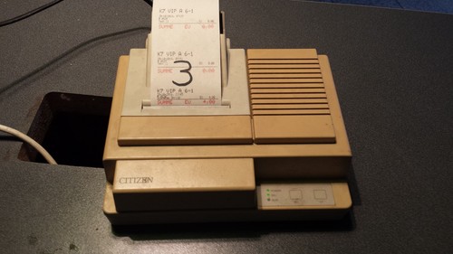 Retro citizen dot matrix - ),