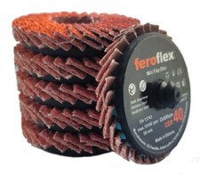 Mini Fächerscheibe Premium Keramik Profi-Qualität 2",50 mm,Metall, Edelstahl