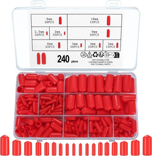 240 stk gummi endkappen - 240,