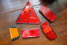 5 Stück Reflektoren für Fahrrad Anhänger