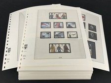 Lindner-T Blankoblätter 4-streifig ohne Einlagen 100 Blätter neuwertig