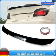 Heckspoiler Spoilerlippe für 5er BMW E60 03-10 Heckflügel Schwarz Glanz M4 Style