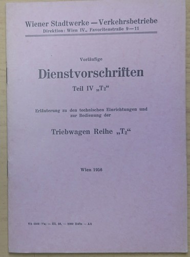 Dienstvorschriften teil - teil, iv