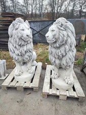 Löwenpaar Löwe Steinguss