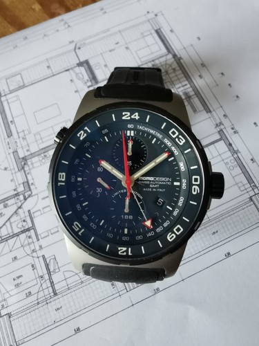 Uhr herren momo - design, gmt