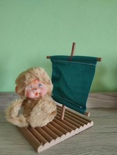 Monchichi Vintage 80er Hugger Monkey Mini Baby Spielzeug No Clip On 