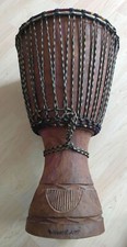 Original Djembe Trommel von der Elfenbeinküste ca. 65 cm