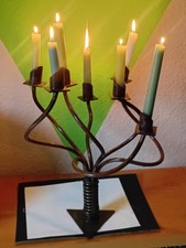 7 Armig Vintage 70erJ Kerzenständer-Leuchter-Halter Kupfer Handarbeit ca.4,5 K.