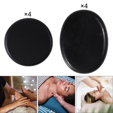 4x Heißer Stein Massage Set Beheizten Wärmer Felsen Basalt Steine Spa