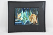 Q10X17- Traude Burger (1942-2024) Aquarell abstrakt signiert und datiert 1977