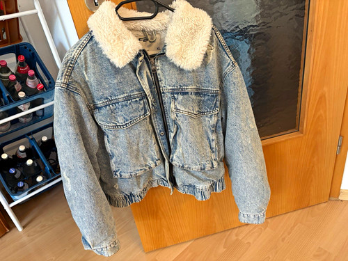 Jeansjacke teddyfutter - jeansjacke,