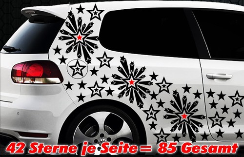 Sterne star auto aufkleber - 85,