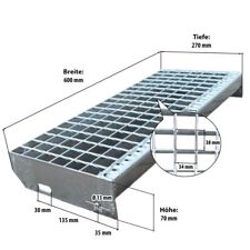 Metallstufe verzinkt