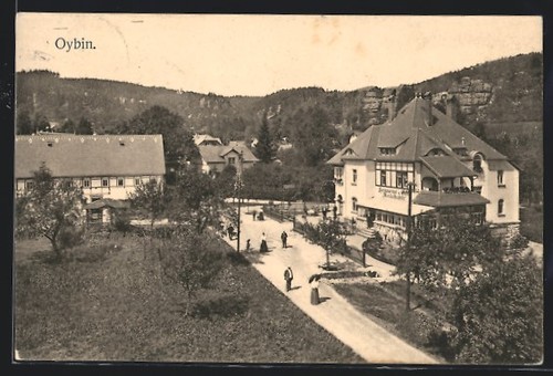 Ansichtskarte oybin - ansichtskarte,