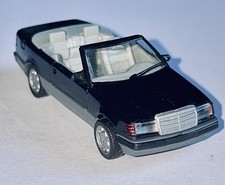 Herpa 021128, HGK 112/2112/B, Mercedes 300 CE Cabrio (A124), schwarz, 1:87, H0